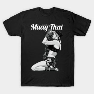 Muay Thai Girl Fight Back T-Shirt